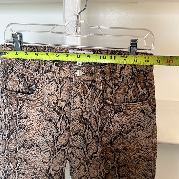 Reformation Jeans Peyton Snake High Rise Bootcut Jeans - 28 - Picture 7 of 13